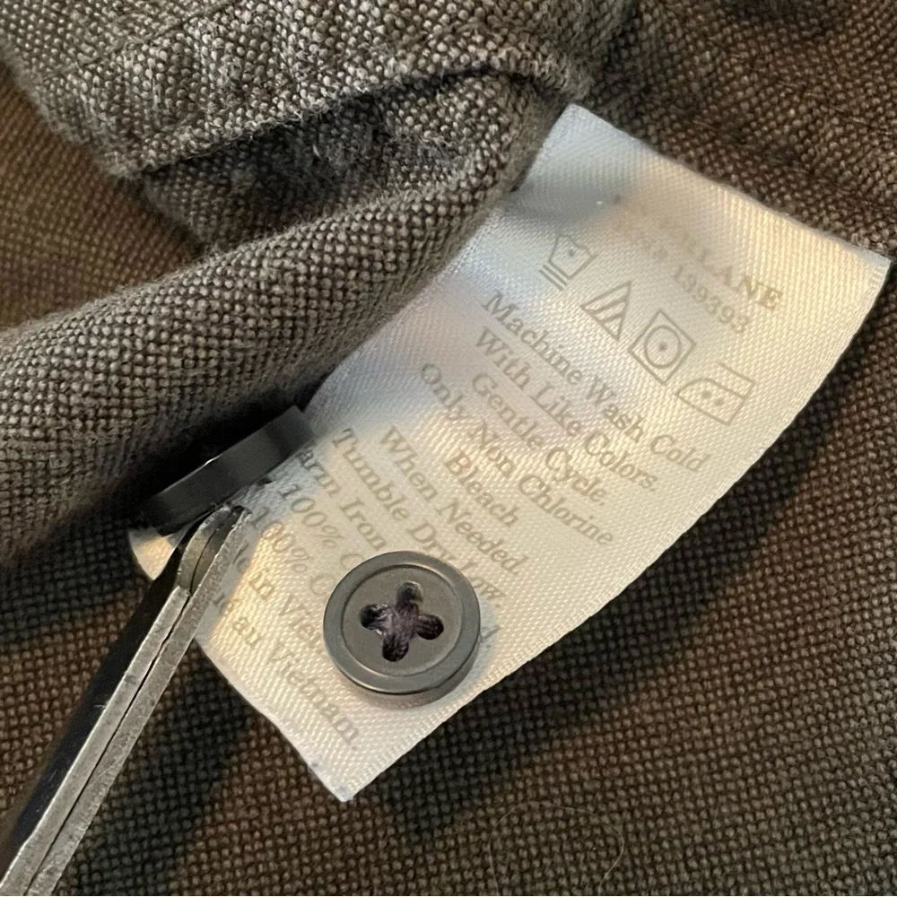 Everlane Oxford Poplin Button Up Long Sleeve Shirt Men’s M Green Classic Cotton - Picture 13 of 13